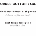 PPLR_HIDDEN_PRODUCT Reorder Previous Label Design - COTTON