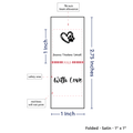 PPLR_HIDDEN_PRODUCT Heart and Paw Print (1" wide - Satin)