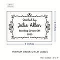 PPLR_HIDDEN_PRODUCT Swirl Accent Border (2"x3" Cotton - 12 labels/set)