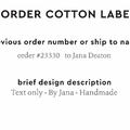 PPLR_HIDDEN_PRODUCT Reorder Previous Label Design - COTTON