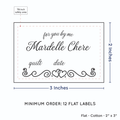 PPLR_HIDDEN_PRODUCT Double Heart Border (2"x3" Cotton - 12 labels/set)