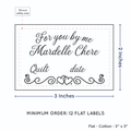 PPLR_HIDDEN_PRODUCT Double Heart Border (2"x3" Cotton - 12 labels/set)