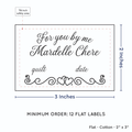 PPLR_HIDDEN_PRODUCT Double Heart Border (2"x3" Cotton - 12 labels/set)