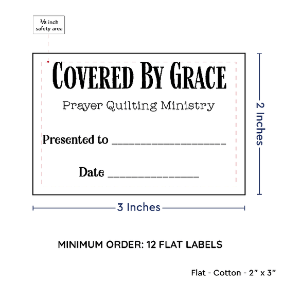 PPLR_HIDDEN_PRODUCT Large Text Only Label (2"x3"-Cotton)