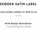 PPLR_HIDDEN_PRODUCT Reorder Previous Label Design - SATIN