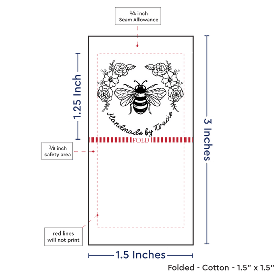 PPLR_HIDDEN_PRODUCT Print Your Logo or Image on FOLDED Cotton Tags