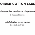 PPLR_HIDDEN_PRODUCT Reorder Previous Label Design - COTTON