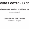 PPLR_HIDDEN_PRODUCT Reorder Previous Label Design - COTTON