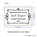 PPLR_HIDDEN_PRODUCT Swirl Accent Border (2"x3" Cotton - 12 labels/set)