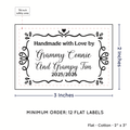 PPLR_HIDDEN_PRODUCT Swirl Accent Border (2"x3" Cotton - 12 labels/set)