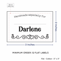 PPLR_HIDDEN_PRODUCT Double heart border with Fill in Blanks (2"x3" Cotton - 12 labels/set)