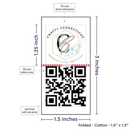 PPLR_HIDDEN_PRODUCT Print Your Logo or Image on FOLDED Cotton Tags