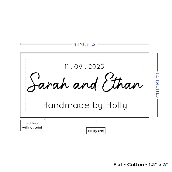 PPLR_HIDDEN_PRODUCT Text Only Medium Large Label (1.5"x3"-Cotton)