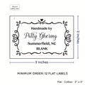 PPLR_HIDDEN_PRODUCT Swirl Accent Border (2"x3" Cotton - 12 labels/set)