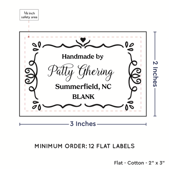 PPLR_HIDDEN_PRODUCT Swirl Accent Border (2"x3" Cotton - 12 labels/set)