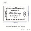 PPLR_HIDDEN_PRODUCT Swirl Accent Border (2"x3" Cotton - 12 labels/set)