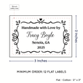 PPLR_HIDDEN_PRODUCT Swirl Accent Border (2"x3" Cotton - 12 labels/set)