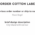 PPLR_HIDDEN_PRODUCT Reorder Previous Label Design - COTTON
