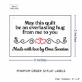 PPLR_HIDDEN_PRODUCT Double Heart Quote (2"x3" Cotton - 12 labels/set)