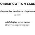 PPLR_HIDDEN_PRODUCT Reorder Previous Label Design - COTTON