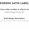PPLR_HIDDEN_PRODUCT Reorder Previous Label Design - SATIN