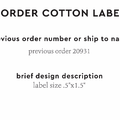 PPLR_HIDDEN_PRODUCT Reorder Previous Label Design - COTTON
