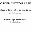 PPLR_HIDDEN_PRODUCT Reorder Previous Label Design - COTTON