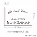 PPLR_HIDDEN_PRODUCT Double Heart Border (2"x3" Cotton - 12 labels/set)
