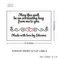PPLR_HIDDEN_PRODUCT Double Heart Quote (2"x3" Cotton - 12 labels/set)
