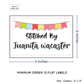 PPLR_HIDDEN_PRODUCT Colorful Banner (2"x3" Cotton - 12 labels/set)