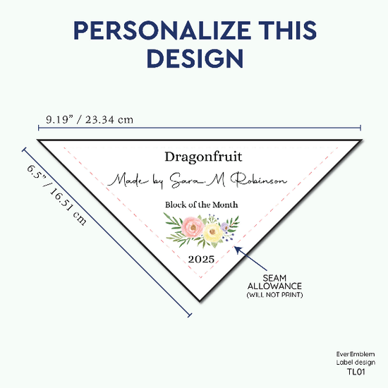 PPLR_HIDDEN_PRODUCT Floral triangle label
