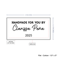 PPLR_HIDDEN_PRODUCT Text Only Medium Large Label (1.5"x3"-Cotton)