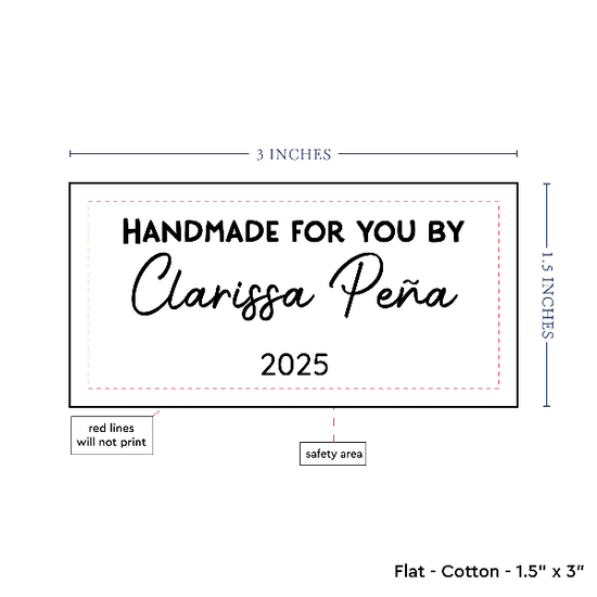 PPLR_HIDDEN_PRODUCT Text Only Medium Large Label (1.5"x3"-Cotton)