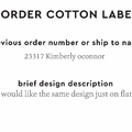 PPLR_HIDDEN_PRODUCT Reorder Previous Label Design - COTTON