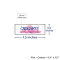 PPLR_HIDDEN_PRODUCT Print your Logo or Image on FLAT Cotton Tags