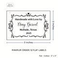 PPLR_HIDDEN_PRODUCT Swirl Accent Border (2"x3" Cotton - 12 labels/set)