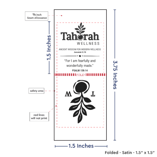 PPLR_HIDDEN_PRODUCT Print your logo/Image on Satin Tags (1.5" wide - Satin)