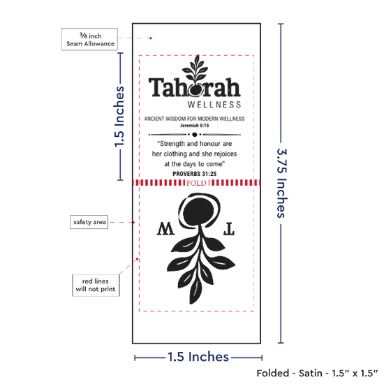 PPLR_HIDDEN_PRODUCT Print your logo/Image on Satin Tags (1.5" wide - Satin)