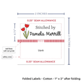 PPLR_HIDDEN_PRODUCT Spring Tulips (2"x1"-Cotton)