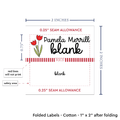 PPLR_HIDDEN_PRODUCT Spring Tulips (2"x1"-Cotton)