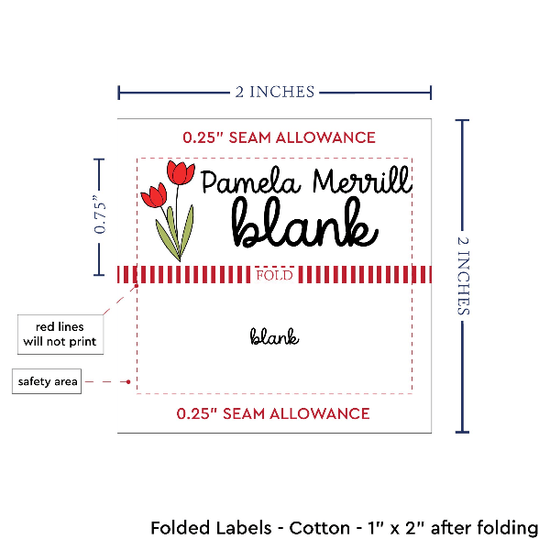 PPLR_HIDDEN_PRODUCT Spring Tulips (2"x1"-Cotton)