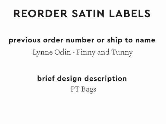 PPLR_HIDDEN_PRODUCT Reorder Previous Label Design - SATIN
