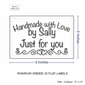 PPLR_HIDDEN_PRODUCT Double Heart Border (2"x3" Cotton - 12 labels/set)