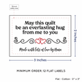 PPLR_HIDDEN_PRODUCT Double Heart Quote (2"x3" Cotton - 12 labels/set)