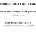 PPLR_HIDDEN_PRODUCT Reorder Previous Label Design - COTTON