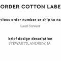 PPLR_HIDDEN_PRODUCT Reorder Previous Label Design - COTTON