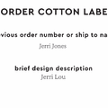 PPLR_HIDDEN_PRODUCT Reorder Previous Label Design - COTTON