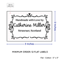 PPLR_HIDDEN_PRODUCT Swirl Accent Border (2"x3" Cotton - 12 labels/set)