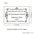 PPLR_HIDDEN_PRODUCT Swirl Accent Border (2"x3" Cotton - 12 labels/set)