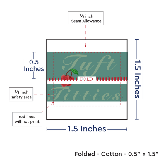 PPLR_HIDDEN_PRODUCT Print Your Logo or Image on FOLDED Cotton Tags